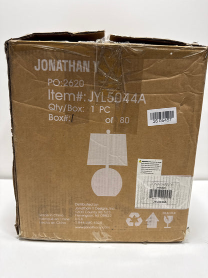 JONATHAN Y Ronald 21 Ceramic LED Table Lamp Navy JYL5044A