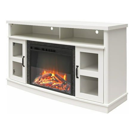 Ameriwood Home - Barrow Creek Fireplace Console - White