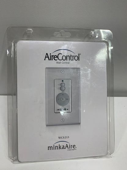 Aire-Control 3-Speed 256 Bit Dimmer Fan Control with Wallplate Switch, White