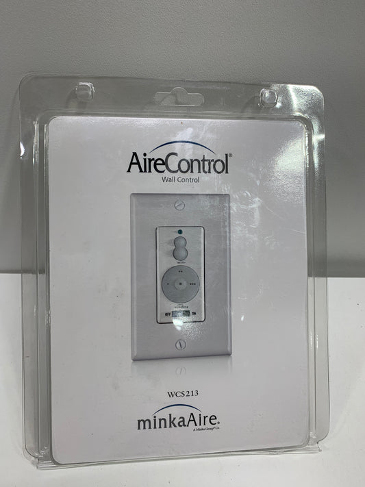 Aire-Control 3-Speed 256 Bit Dimmer Fan Control with Wallplate Switch, White