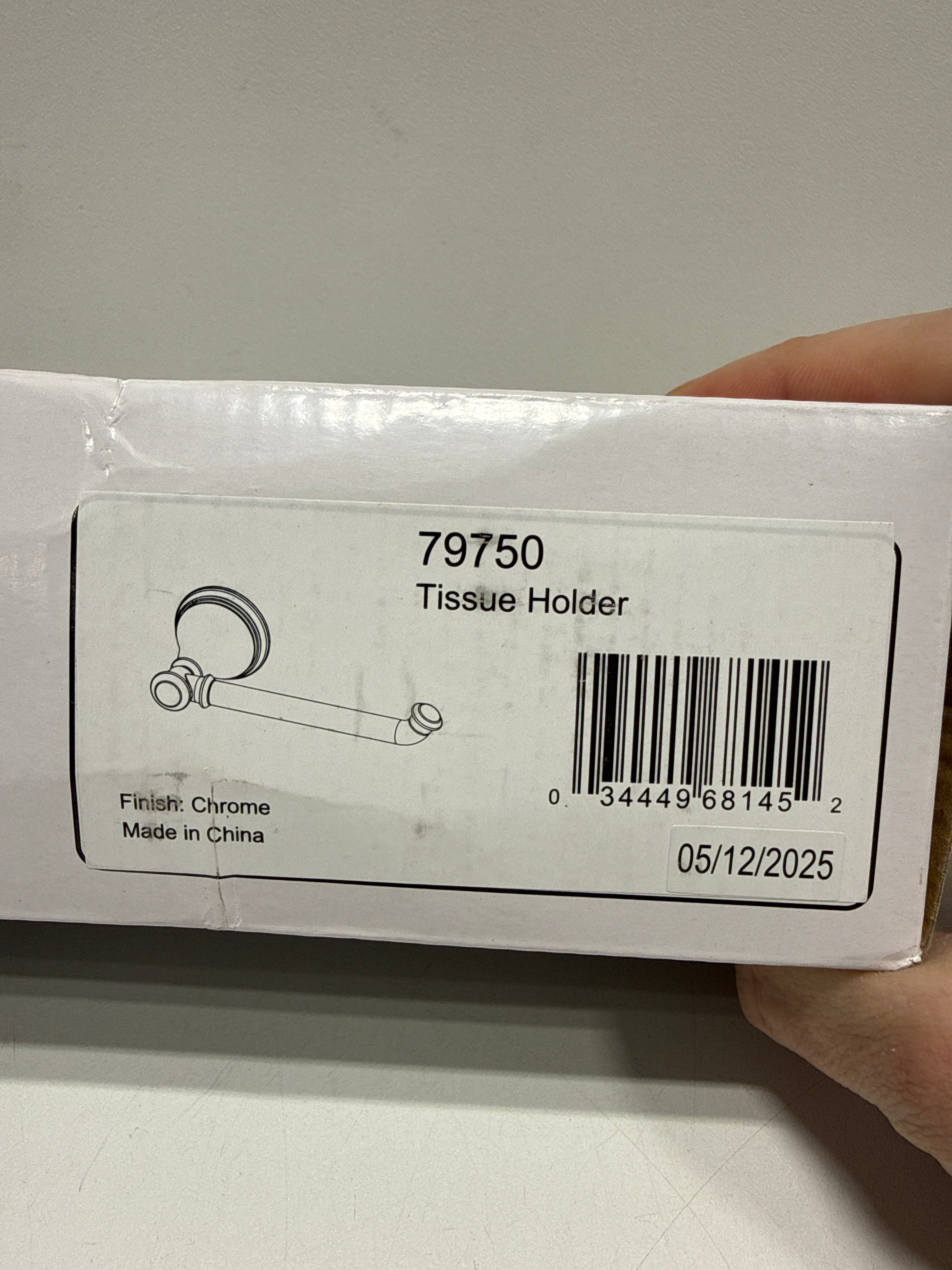 Delta 79750 Cassidy Single Bar Tissue Holder Chrome