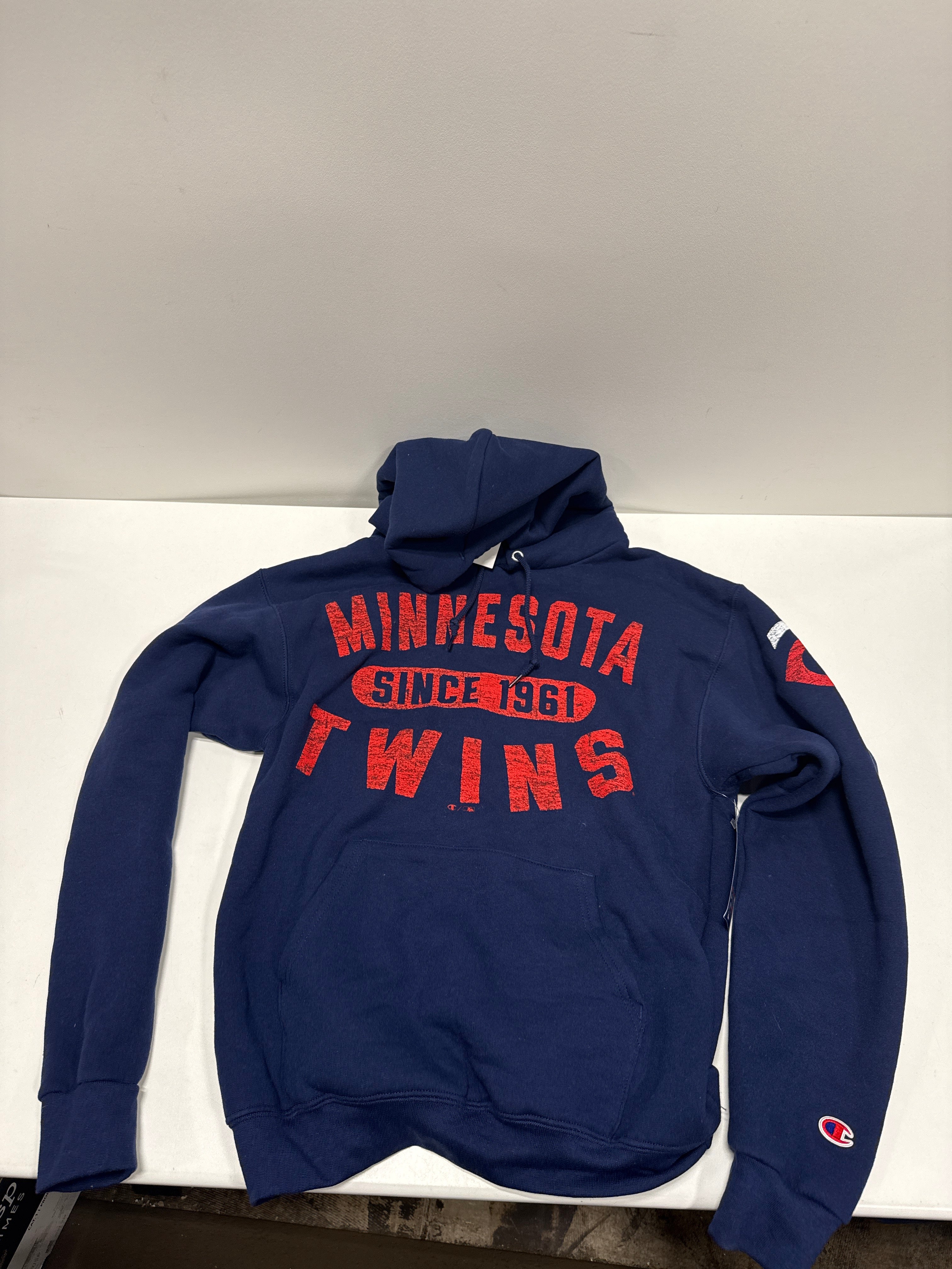 MLB Minnesota Twins Men's Champion Hooded Sweatshirt - S