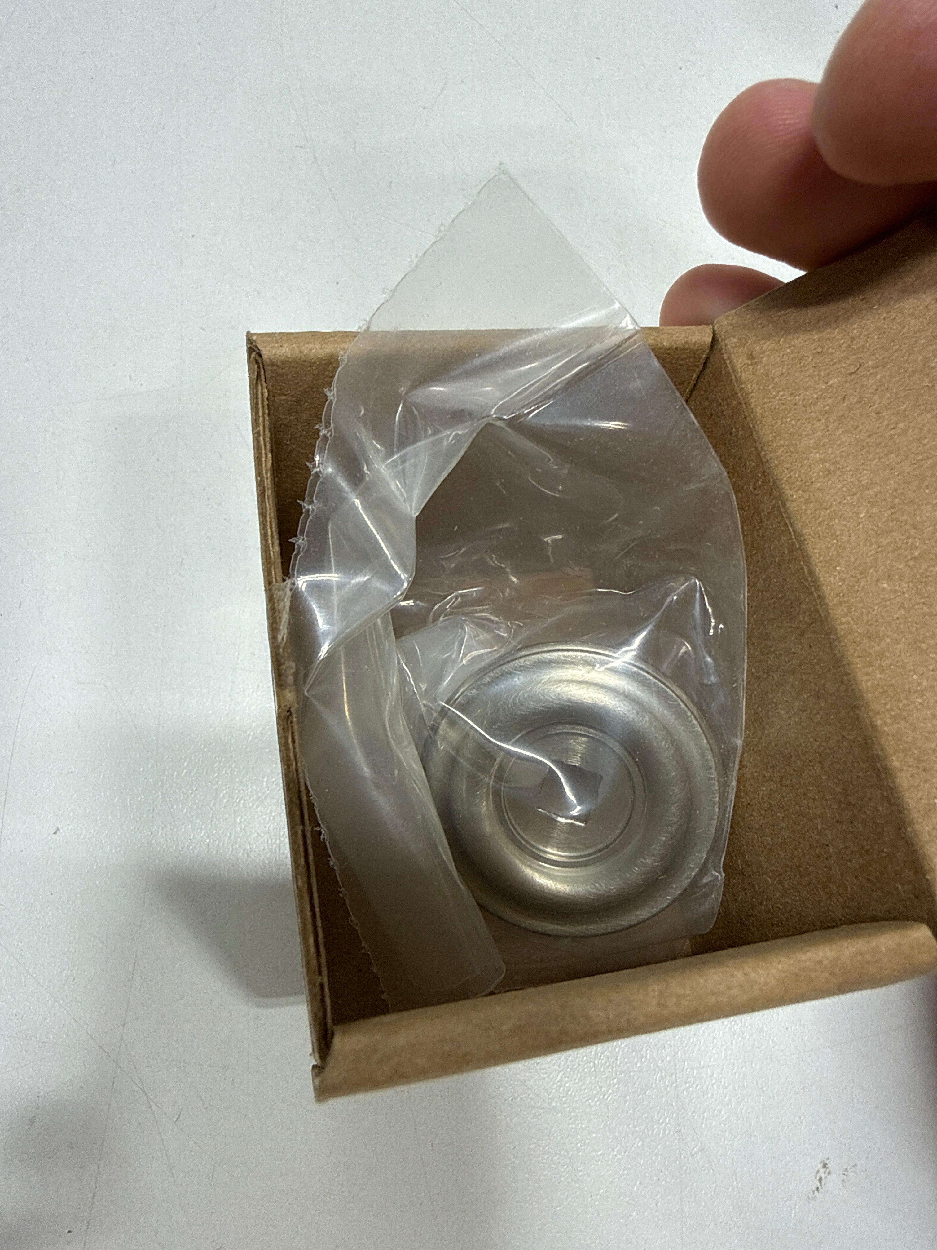Baldwin 4902.150.BIN 1-1/2-Inch Cabinet Knob Back Plate, Satin Nickel