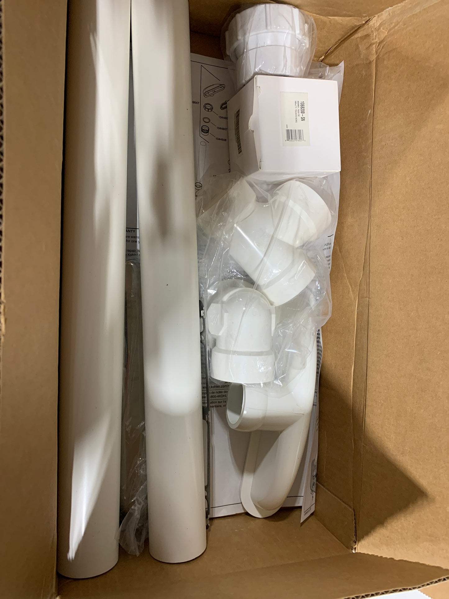 Kohler K-7272 Clearflo 1-1/2" Tub Drain Kit - with Overflow Polished Nickel Bath and Shower Accessories Bathtub Components Tub Wastes and Overflows