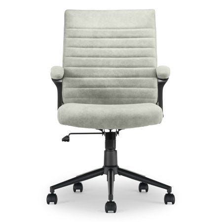 Missing Hardware Click365 Transform 3.0 Ergonomic Vegan Leather Swivel Desk Chair, Gray (CCHR10008D)