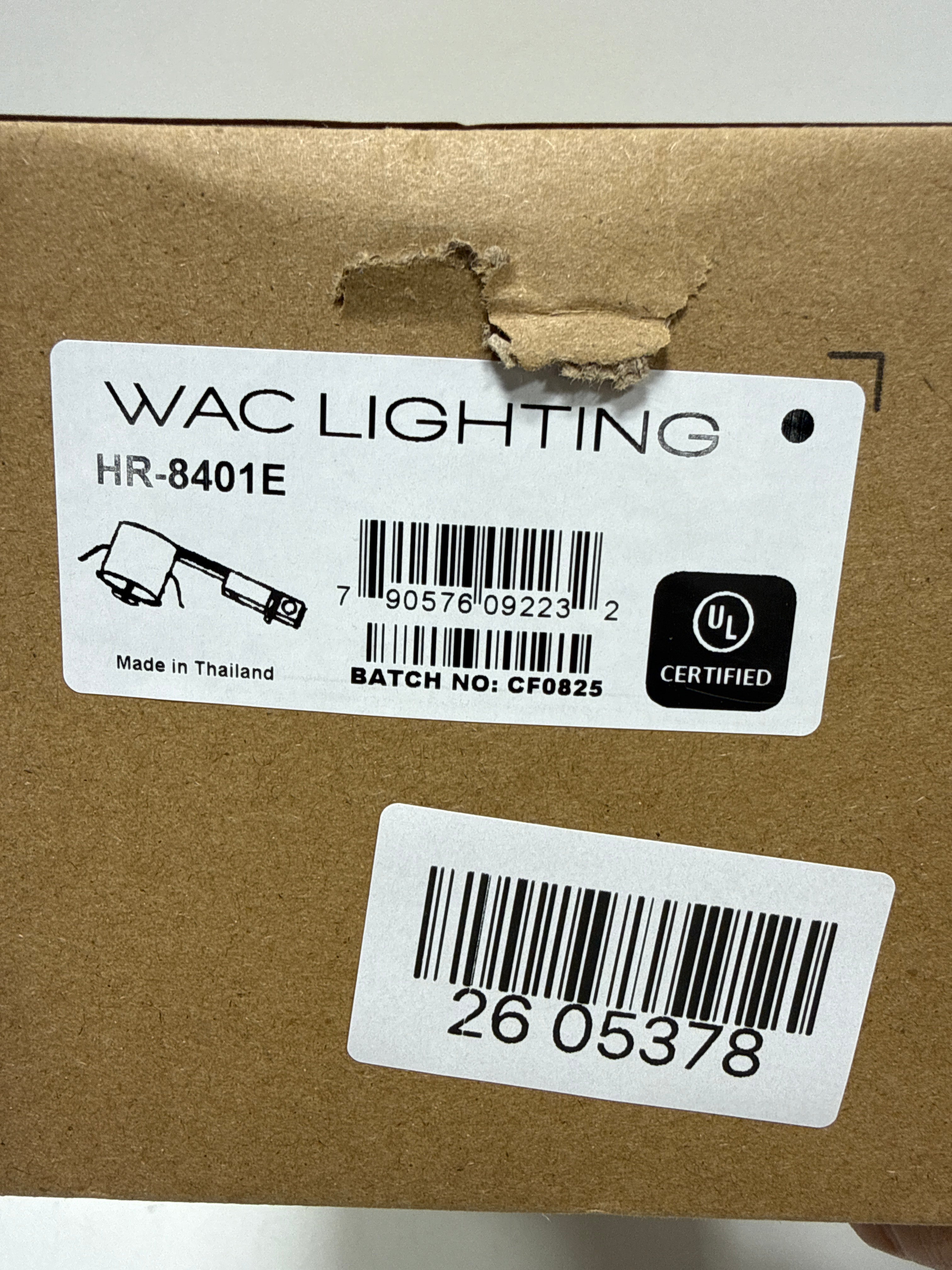 WAC 4in Low Voltage Remodel Recessed Housing with MR16 Lamp Socket