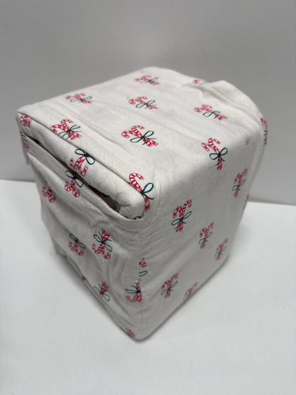 Queen Christmas Holiday Flannel Sheet Set Candy Canes - Wondershop