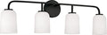 Homeplace by Capital Lighting Fixture Company Lawson 32 Inch 4 Light Bath Vanity Light Lawson - 148841MB-542 - Transitional