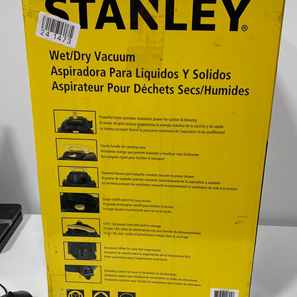 Stanley - 6 Gallon wet/dry vacuum - black