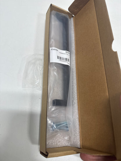 Emtek 86708US19 8 in. Rectangular Warwick Center to Center Cabinet Pull Flat Black