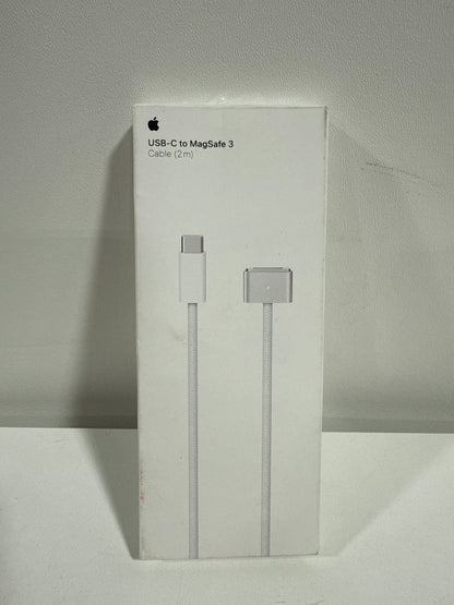 Apple - 6.6' (2M) USB-C to MagSafe 3 Charging Cable for MacBook Pro - White