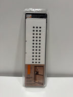 Schluter Systems SNS1D3 Shelf-N Rectangular Shower Niche Shelf with Square Design Matte White
