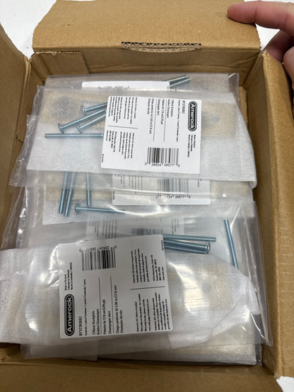 Amerock Medora 5-1/16 Inch (128mm) Center-to-Center Rectangle Golden Champagne Cabinet Pull Backplate