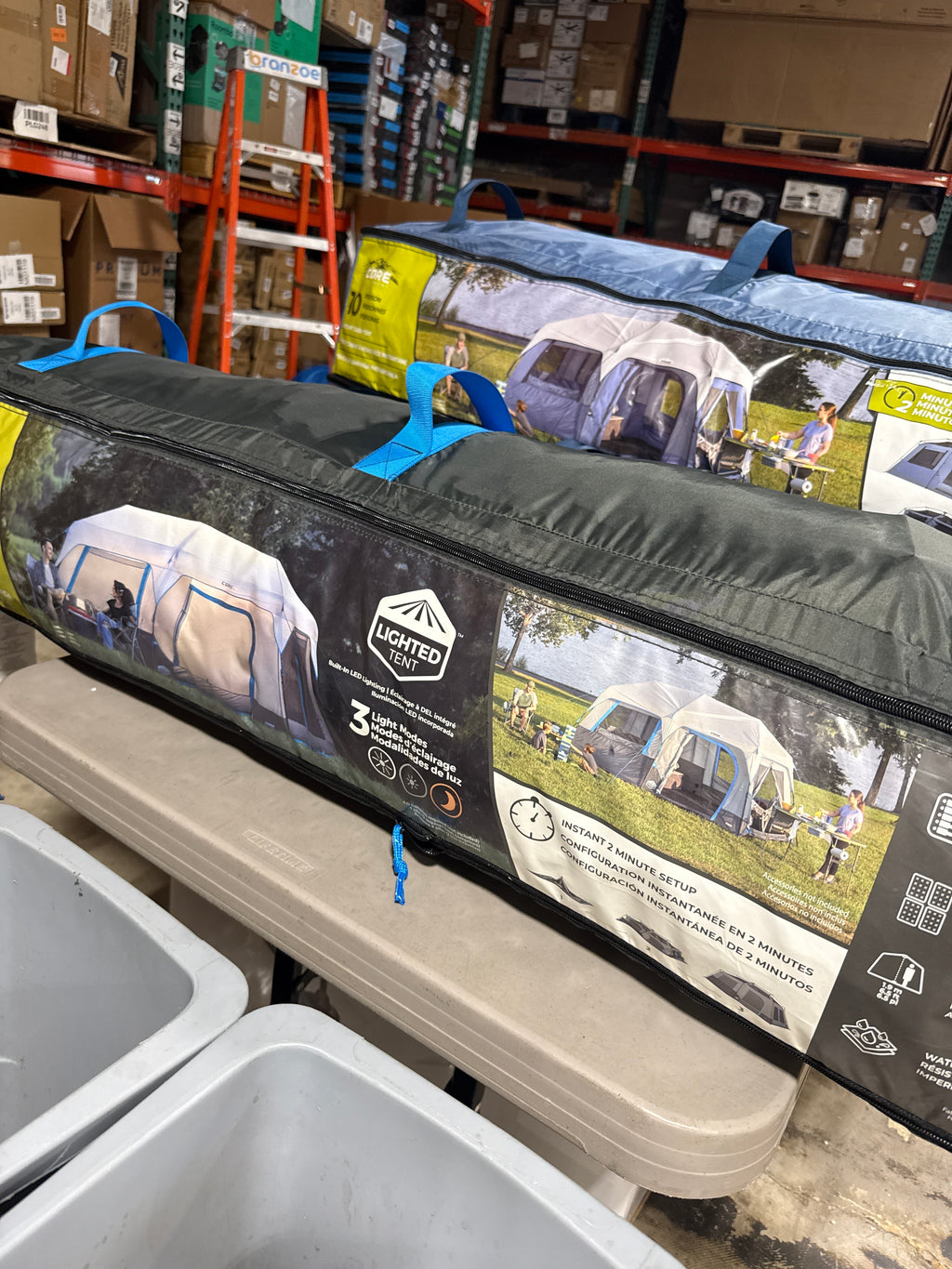 CORE 10-person Lighted Instant Cabin Tent