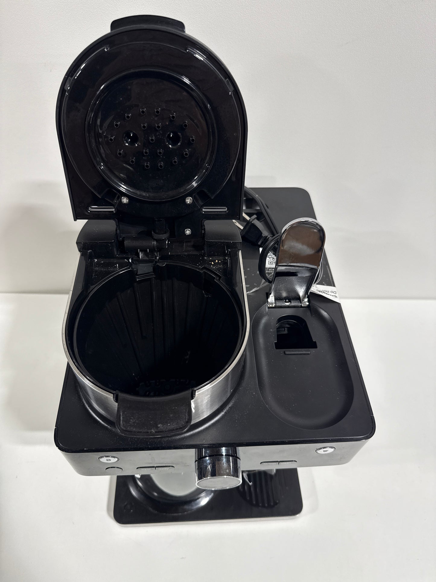 Used See Desc - Espresso & Coffee Barista System, Single Serve & Nespresso, with 12-Cup Carafe, 4 Styles with Ristretto - Black