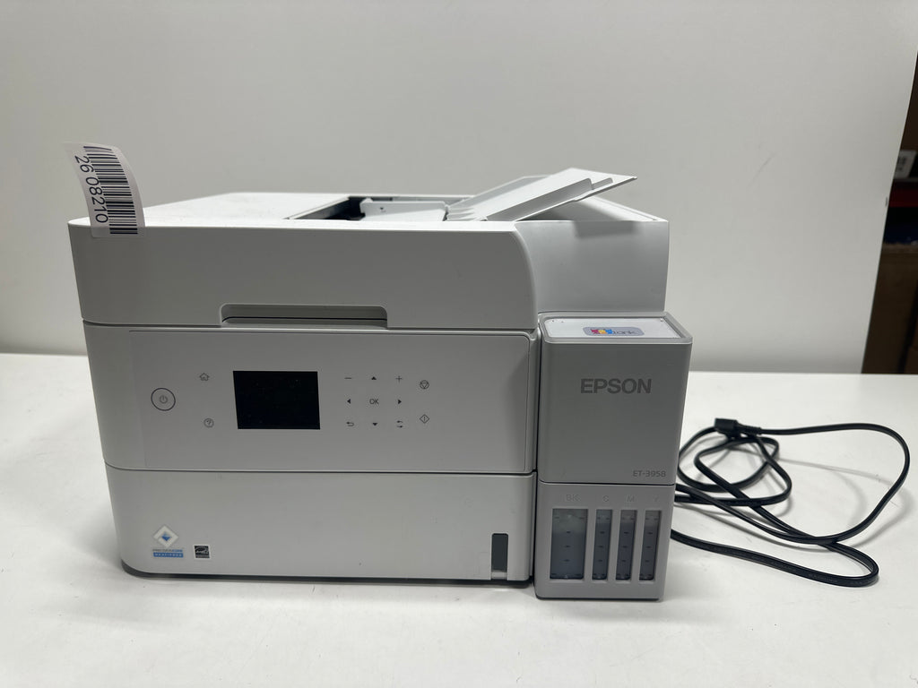 Used Epson EcoTank ET-3958 Wireless All-in-One Color Supertank Printer, Refillable Tanks, 2.4" Color Screen