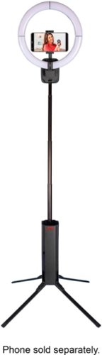 Sunpak - Mini Box Self-Storing Collapsible Bi-Color Vlogging Kit - Black