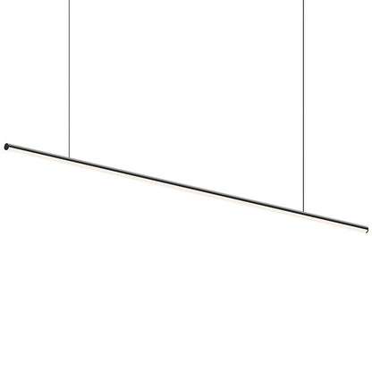 Sonneman Modern Lighting 3777.25-35 Fino 1-Light LED Hanging Pendant Lighting Fixture for Kitchen Island, Dining Room or Living Room with 20' Adjustable Cable - 3500K - 60" - Satin Black