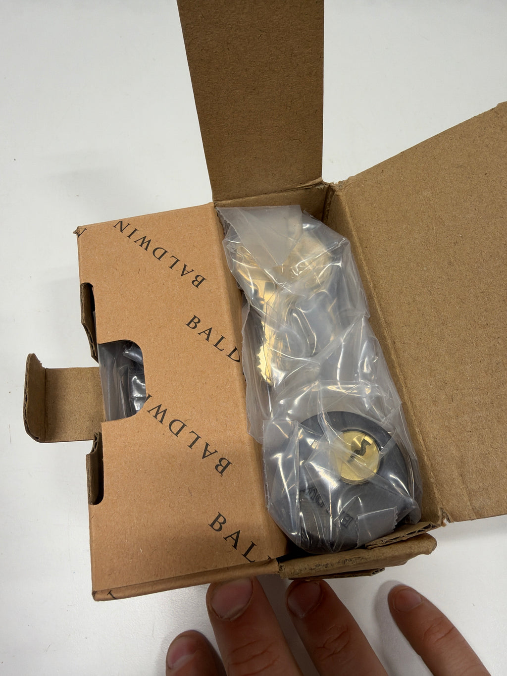Baldwin Contemporary Low Profile Single Cylinder Deadbolt 8244.112
