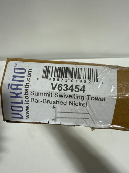 ICO Bath V6345 Volkano Summit 16-5/8" Towel Bar - Brushed Nickel