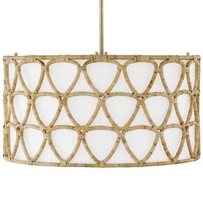 Capital Lighting Tulum Drum Pendant Light - 347241MA