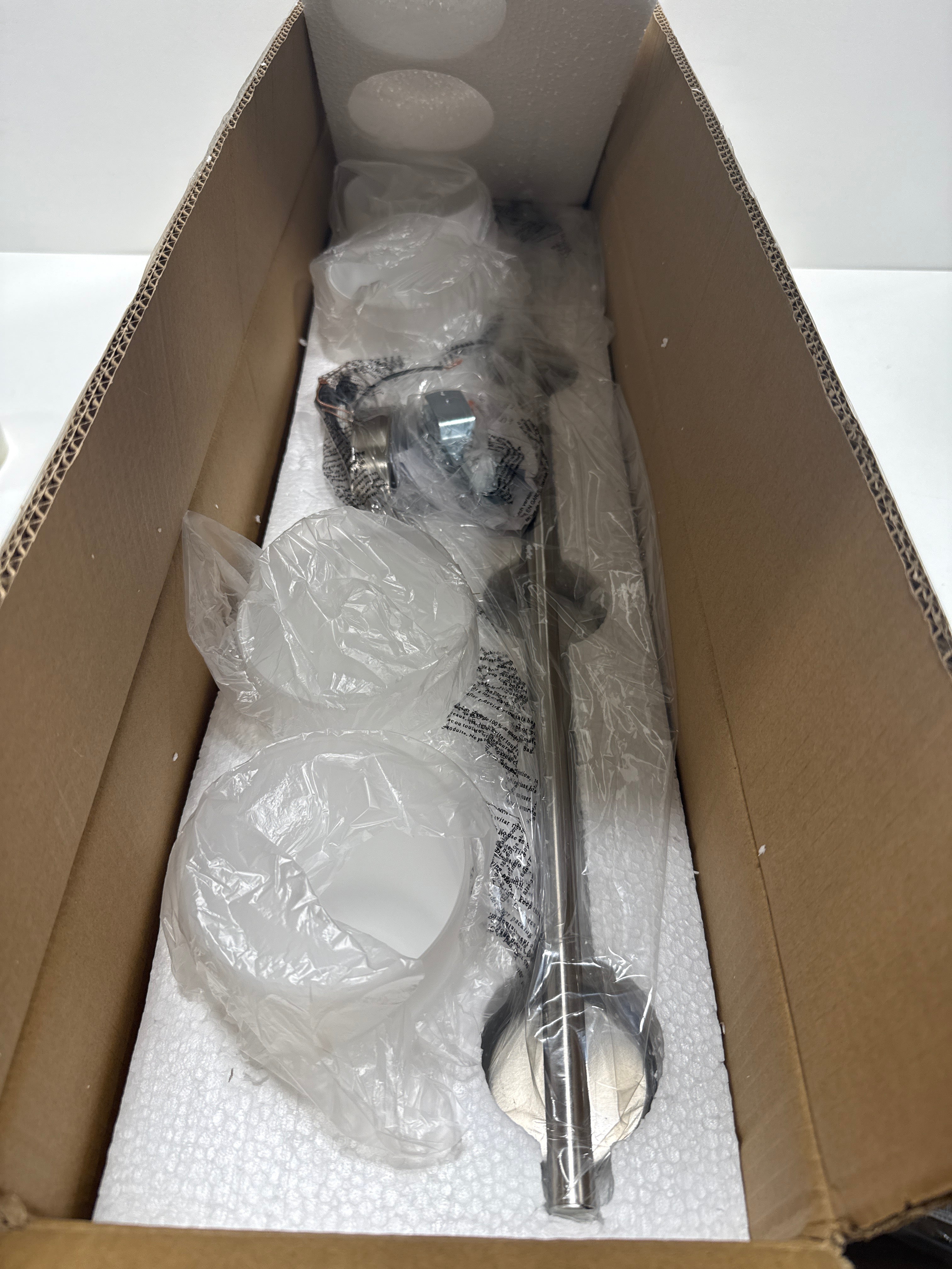 Progress Lighting 4-Light Etched White Glass Modern Bath Vanity Light, Replay Collection, Brushed Nickel (P2160-09)