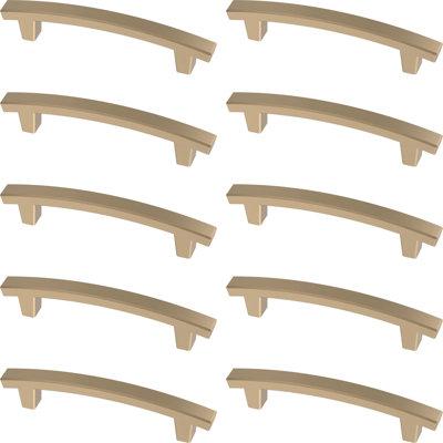 10 x Franklin Brass P29615K-B1 Champagne Bronze Cabinet Handles, 4 Inch Hole Center