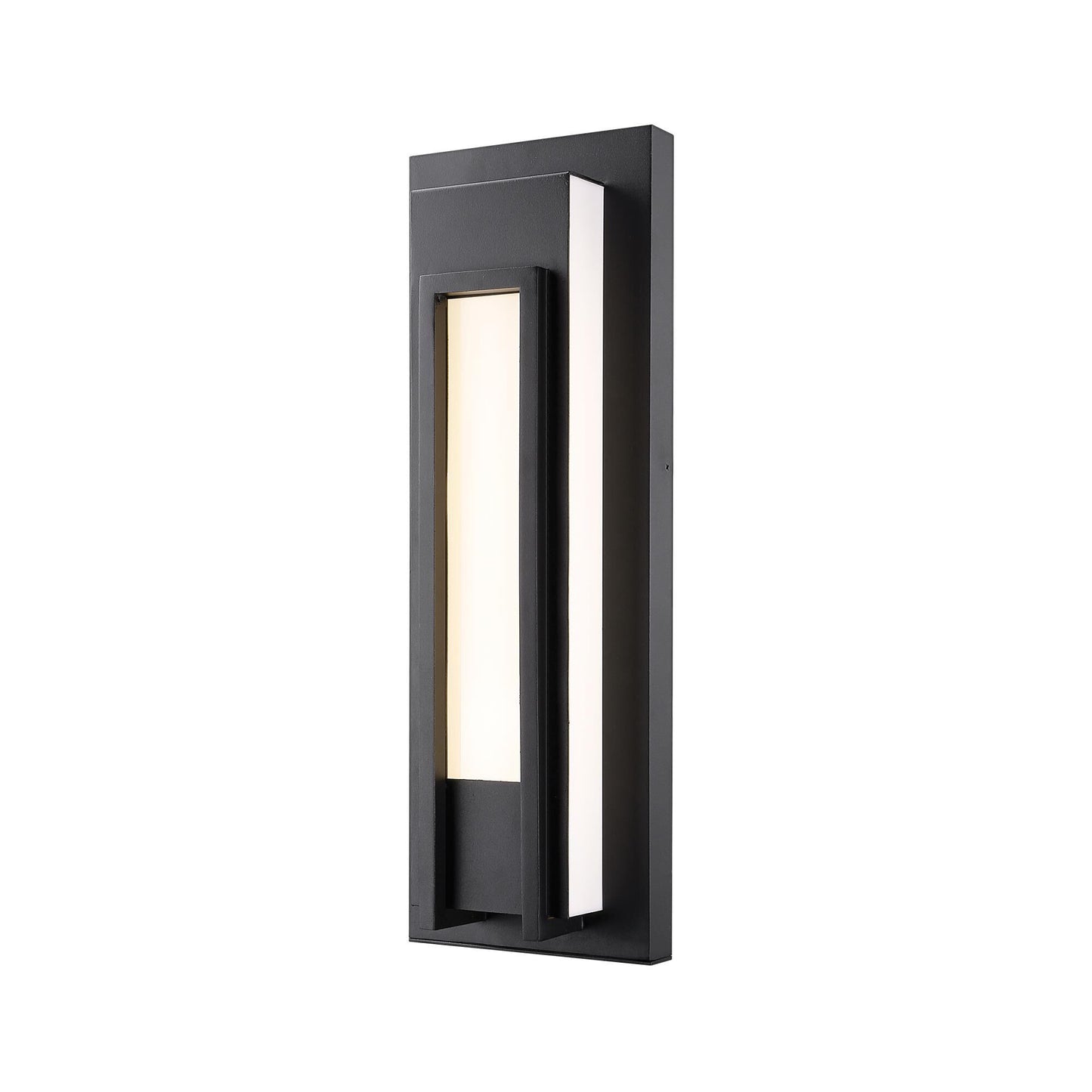 Z-Lite Keaton 20 Inch Tall LED Outdoor Wall Light Keaton - 520M-BK-LED - Modern Contemporary
