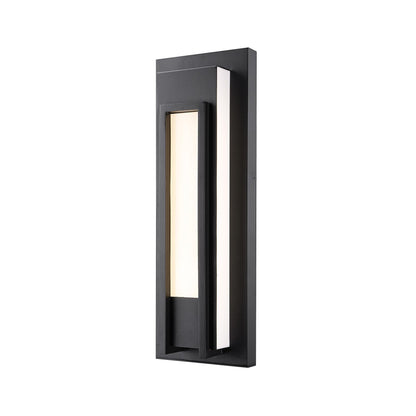 Z-Lite Keaton 20 Inch Tall LED Outdoor Wall Light Keaton - 520M-BK-LED - Modern Contemporary