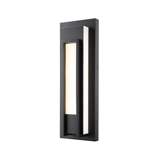 Z-Lite Keaton 20 Inch Tall LED Outdoor Wall Light Keaton - 520M-BK-LED - Modern Contemporary