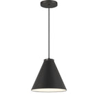 Minka Lavery - Vantage Pendants - 1 Light Cone Pendant-Coal Finish