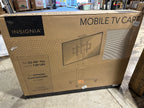 Insignia - Mobile TV Cart with Shelves for Most 32-90’’ TVs - Black - *TV & Home Theater