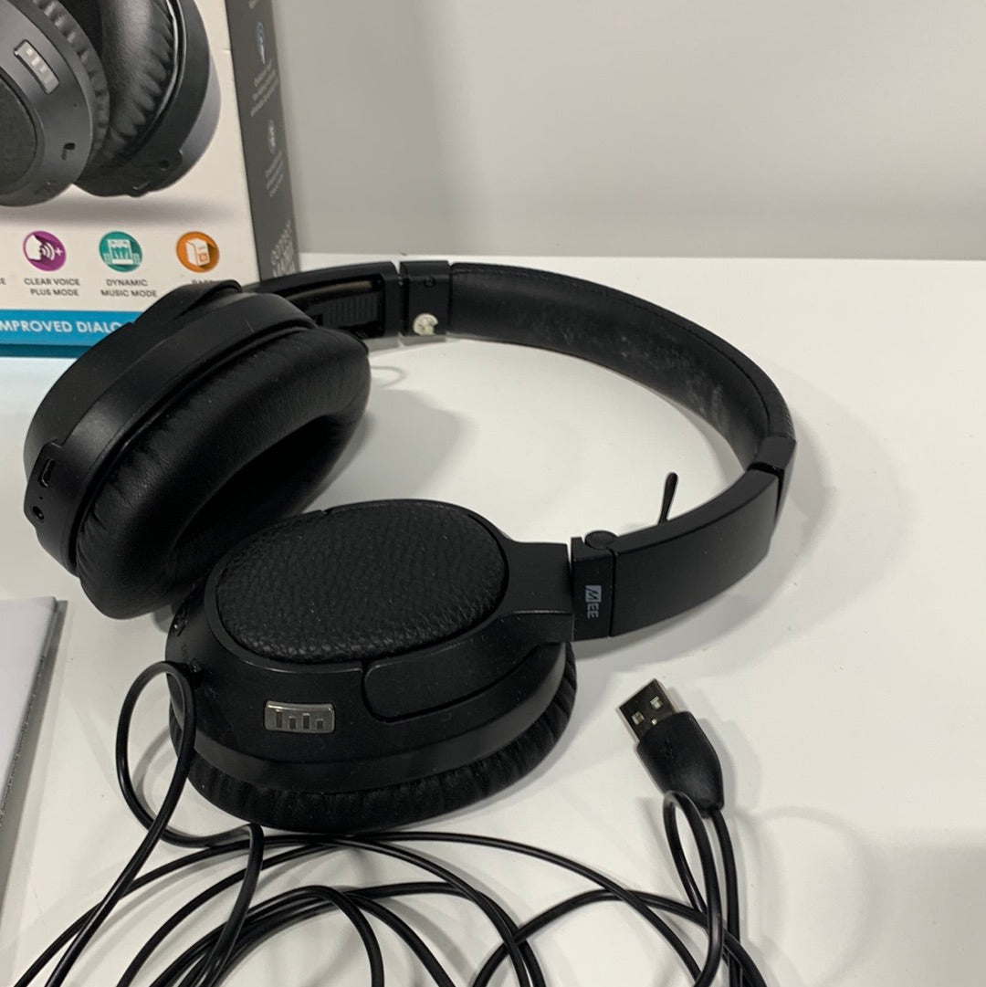 Used MEE Audio Connect T1CMA Bluetooth Over-Ear Wireless Headphones for TV for Seniors & Hard of Hearing