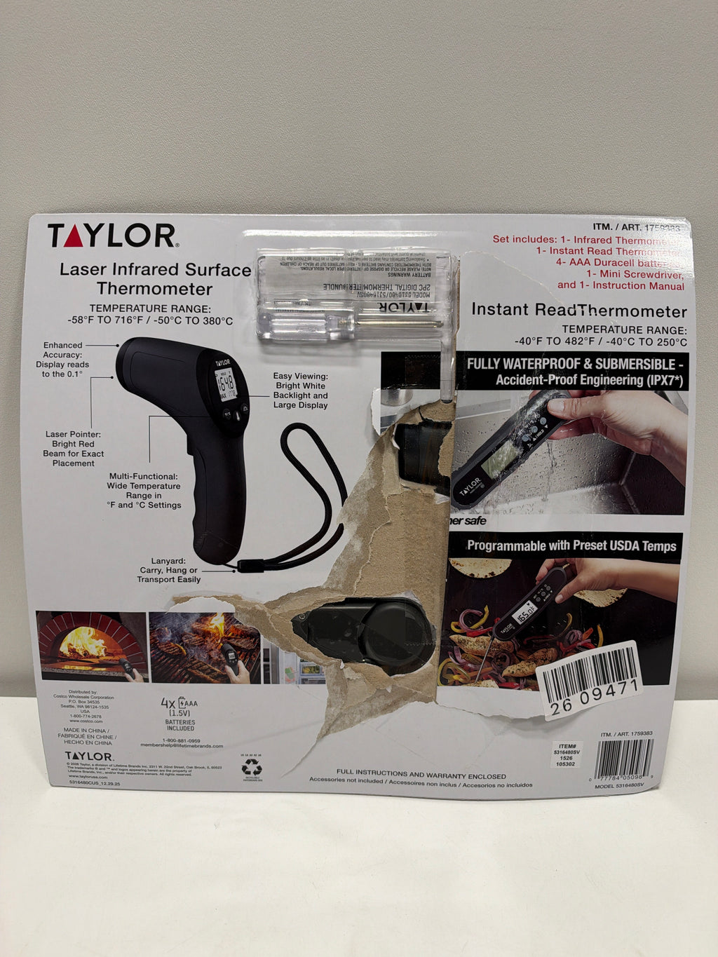 Taylor 2-piece Digital Thermometer Set