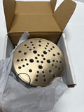 Pivotal Gold 5-Spray Patterns 1.75 GPM 6 in. Wall Mount Fixed Shower Head with H2Okinetic in Lumicoat Champagne Bronze