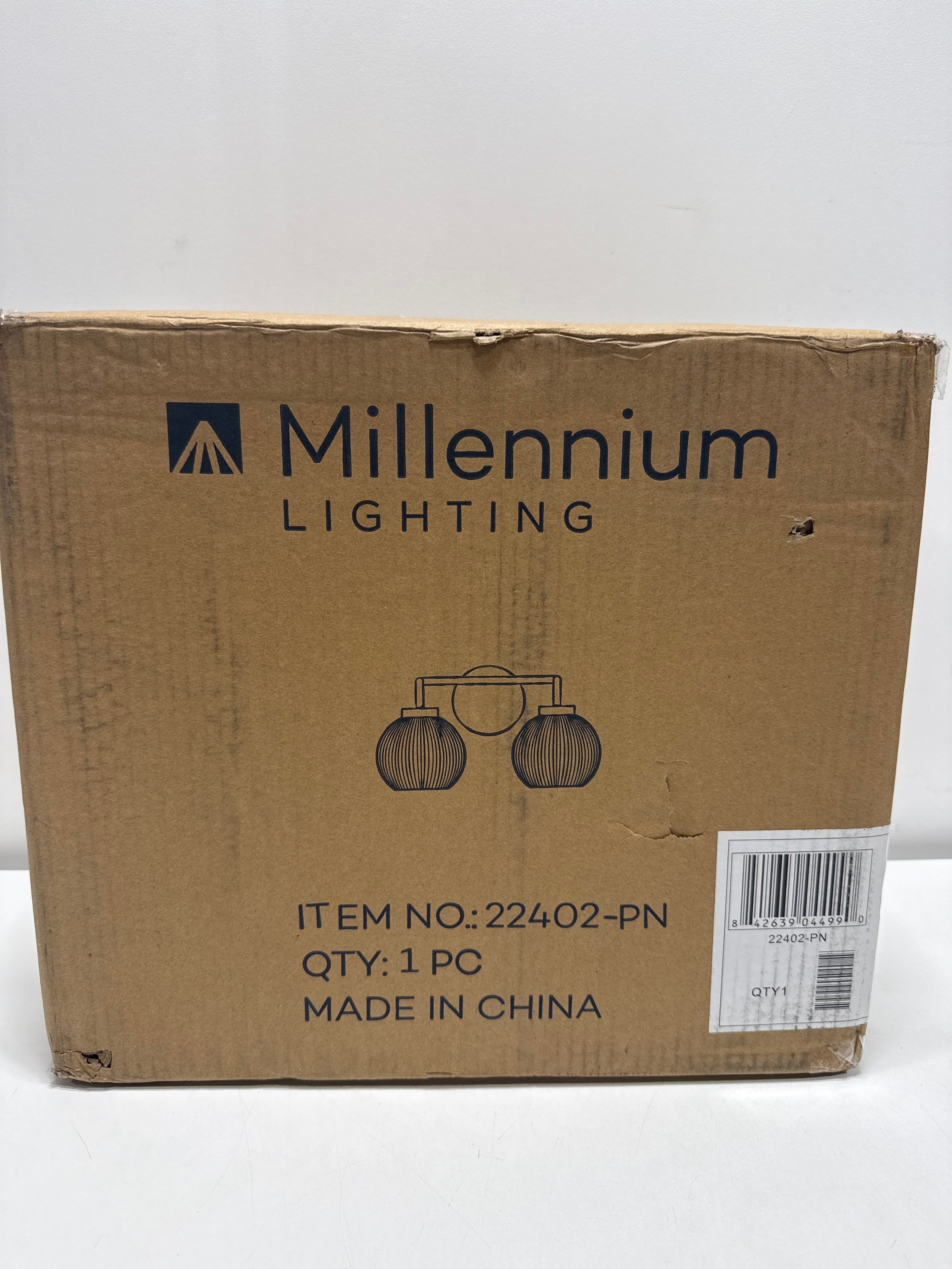 Millennium Lighting 22402 Oprah 2 Light 15 Wide Vanity Light - Nickel - *Lighting & Electrical