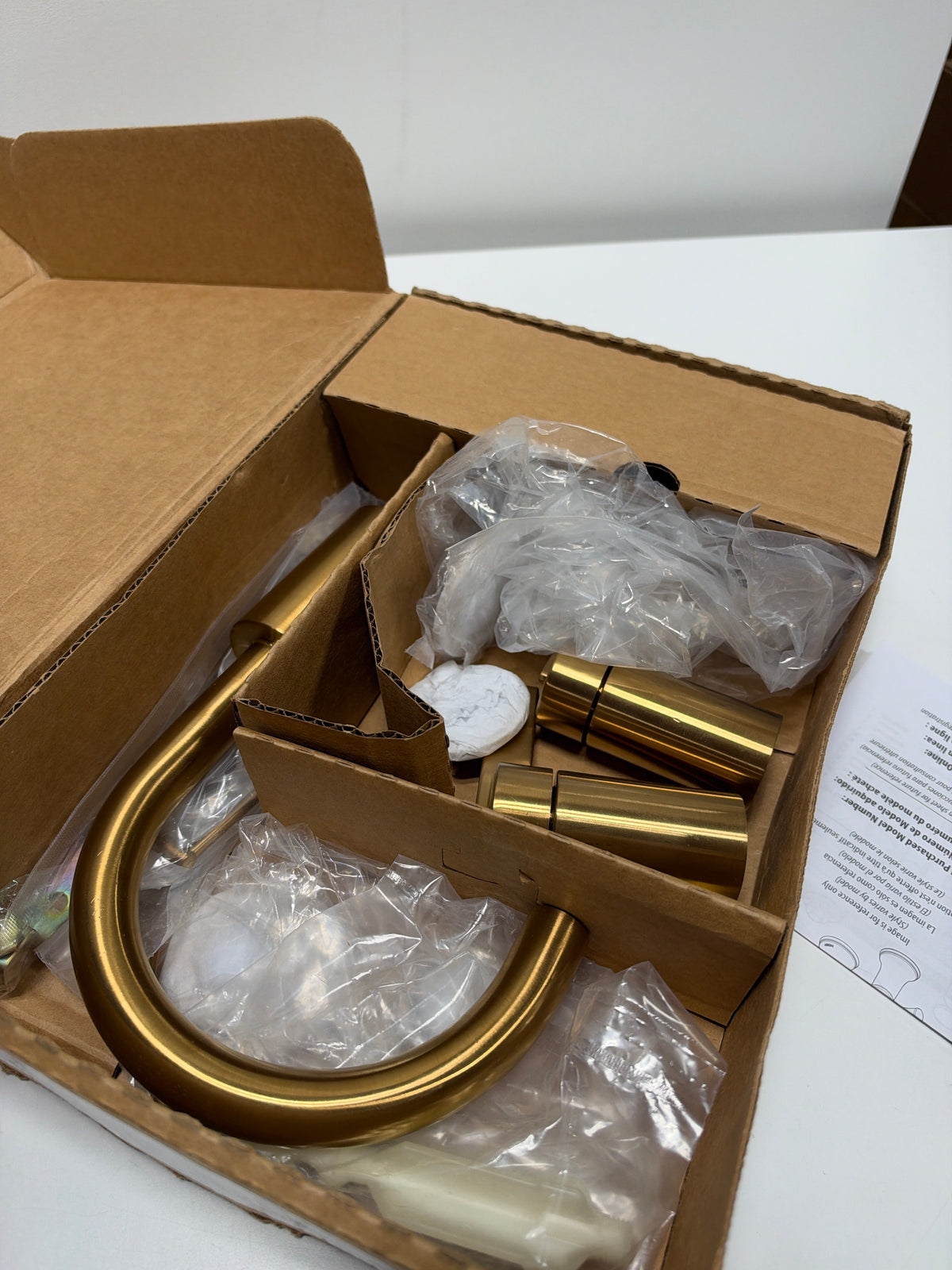 Scratched Moen Cia Widespread Bathroom Faucet Trim Kit, T6222BG
