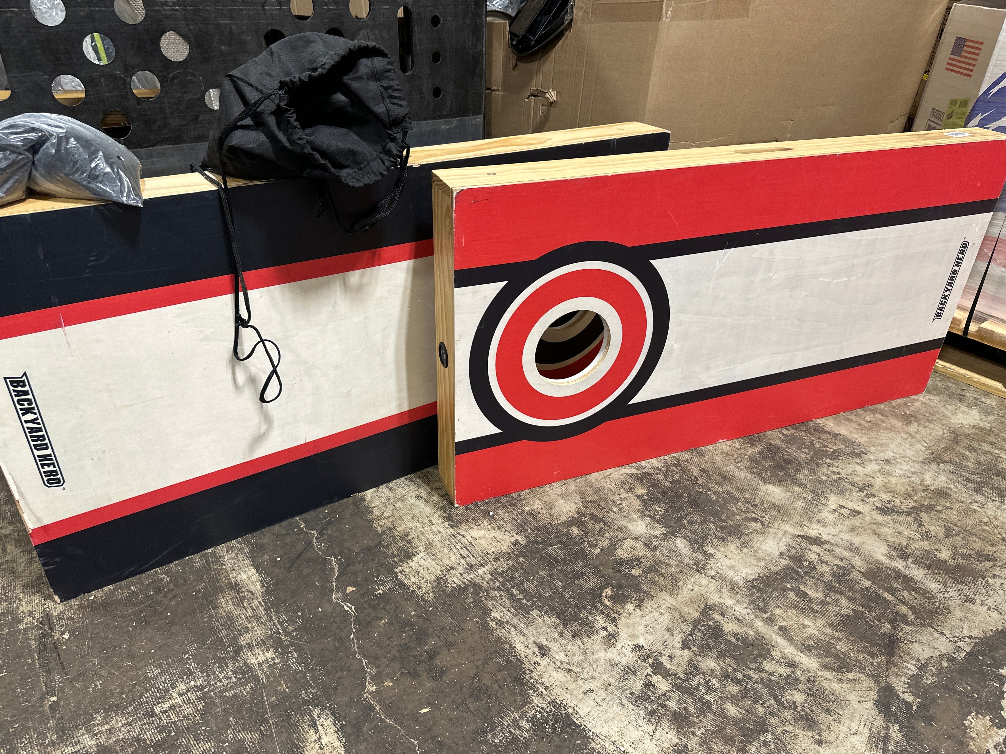 Used Backyard Hero Official Size Cornhole Set