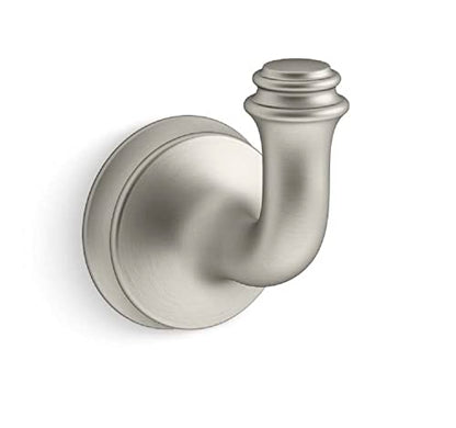 Bellera J-Hook Robe/Towel Hook in Vibrant Brushed Nickel