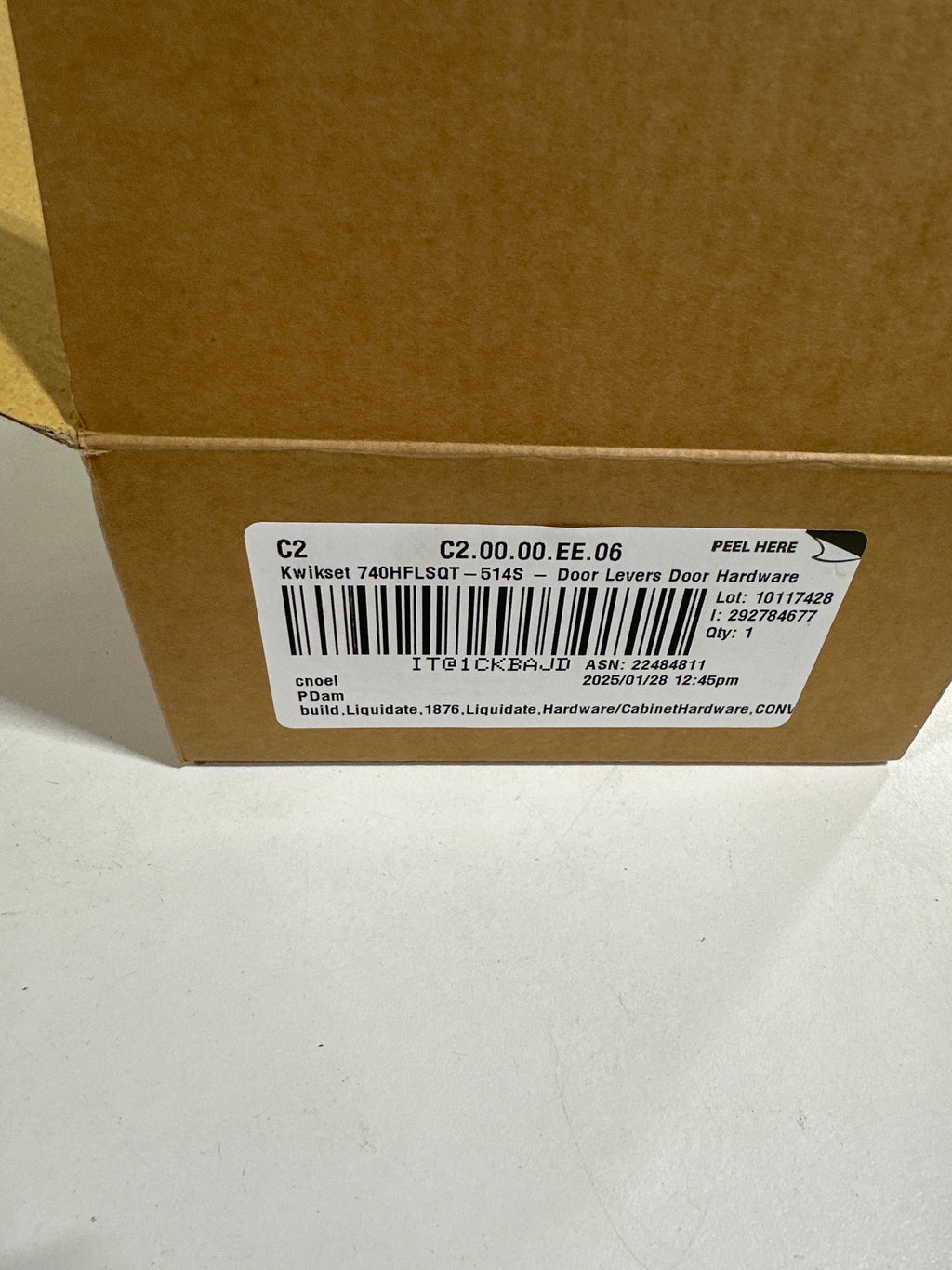 Kwikset Halifax Keyed Entry Lever SmartKey
