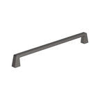 Amerock BP55283GM | Gunmetal Cabinet Pull | 10-1/16 inch (256 mm) Center to Center Cabinet Handle | Blackrock | Drawer Pull | Kitchen Cabinet Handle