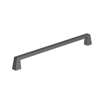 Amerock BP55283GM | Gunmetal Cabinet Pull | 10-1/16 inch (256 mm) Center to Center Cabinet Handle | Blackrock | Drawer Pull | Kitchen Cabinet Handle
