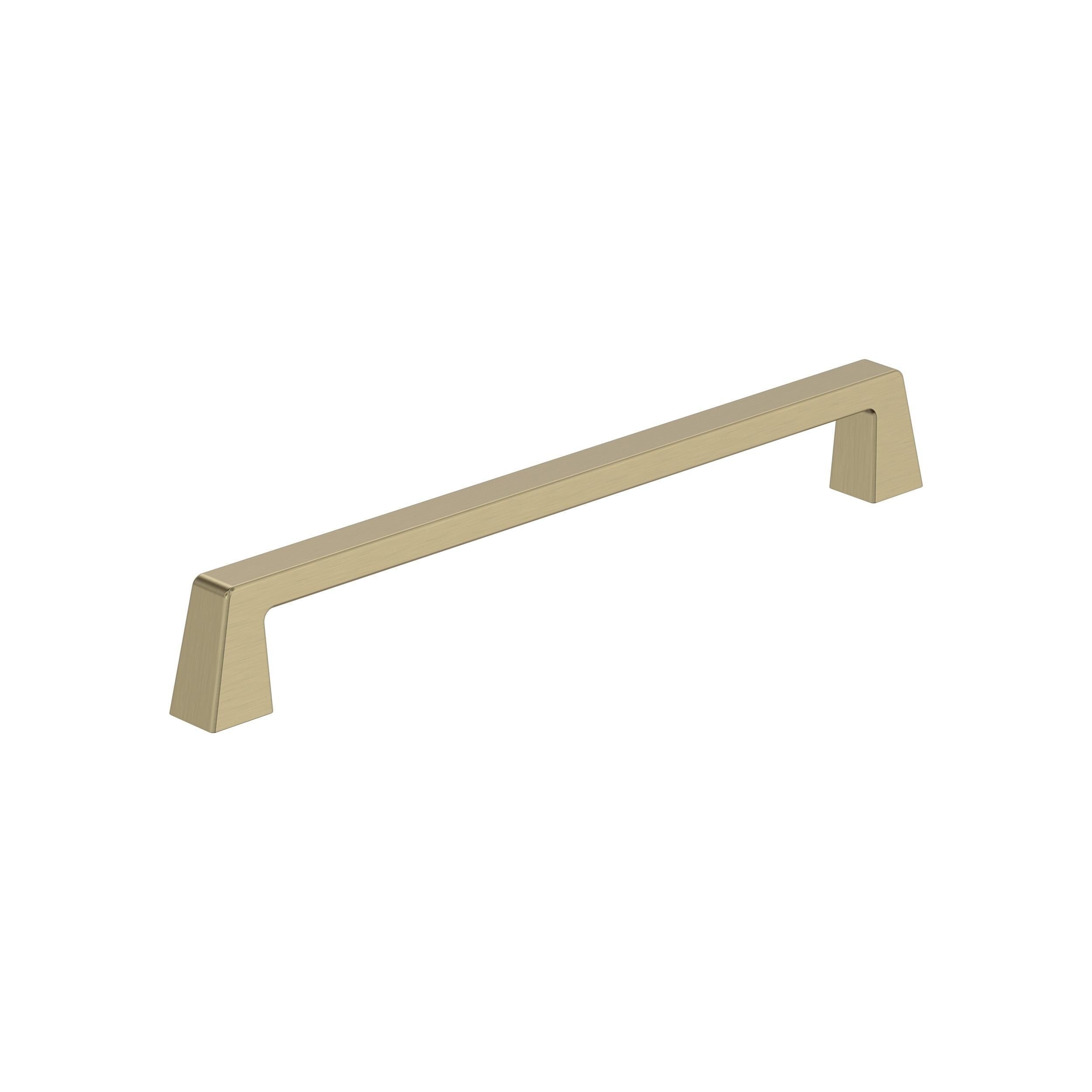 3 x Blackrock 8 in. (203mm) Modern Golden Champagne Arch Cabinet Pull - *Tools Hardware & Misc