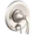 Gerber D500422TC Antioch 1 Function Valve Trim Only with Double Lever Handle Integrated Diverter - Less Rough in Brushed Nickel Showers Valve Trim