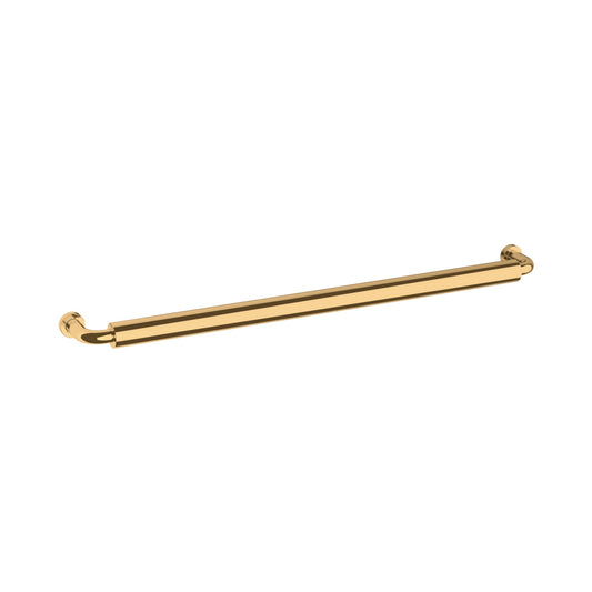 Baldwin 4956 Hollywood Hills 18 Inch Center to Center Handle Appliance Pull from The Estate Collection - Non-Lacquered Brass