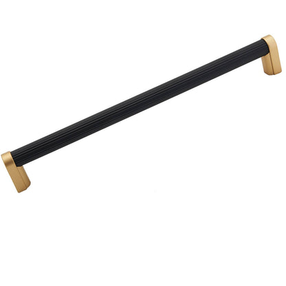 Alno ALTA-MODA-D2904-RIBBED-APPLC-18 Alta Moda 18" Center to Center Modern Ribbed