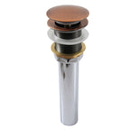 Kingston Brass GCL112AC Trimscape Brass Pop up Drain for Cast Iron Utility Sink Antique Copper - *Plumbing