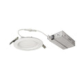 Nora Lighting NEFLINTW-R4MPW 4 in. 120V Triac-Elv E-Series Flin Round LED Downlight, Matte Powder White