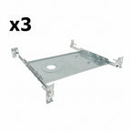 3 x Nora Lighting NF-R124 Universal New Construction Frame-in for Iolite Can Less Trim - *Lighting & Electrical