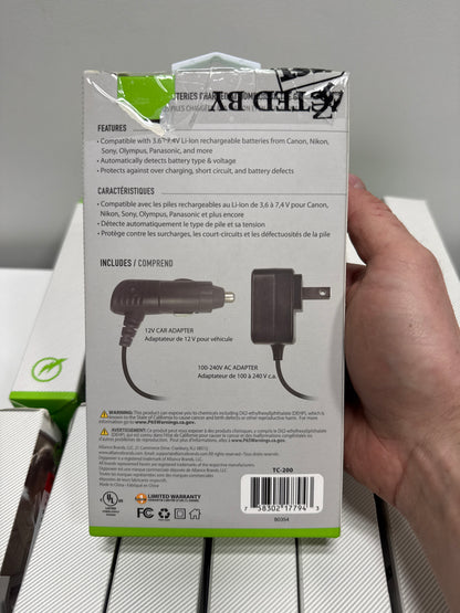 15 x Digipower - Universal Camera Battery Charger - Black